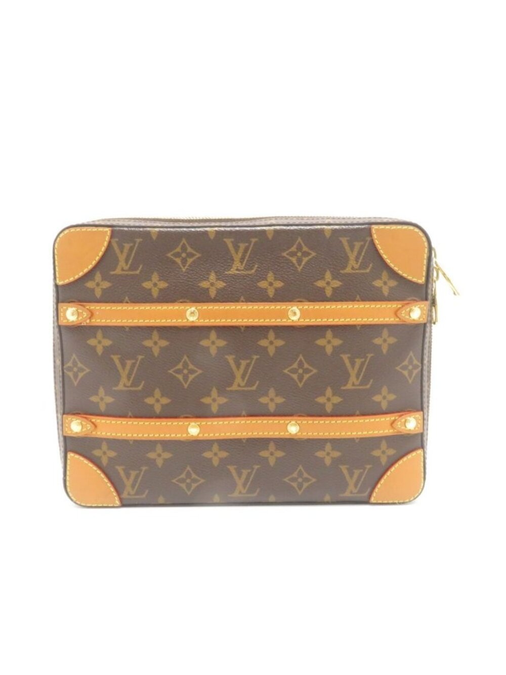 Louis Vuitton Soft Trunk Messenger PM Monogram Shoulder Bag Canvas